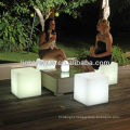 led color changing party chair cube